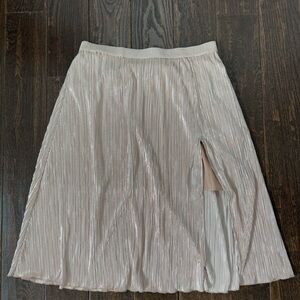 Abercrombie pleated midi skirt